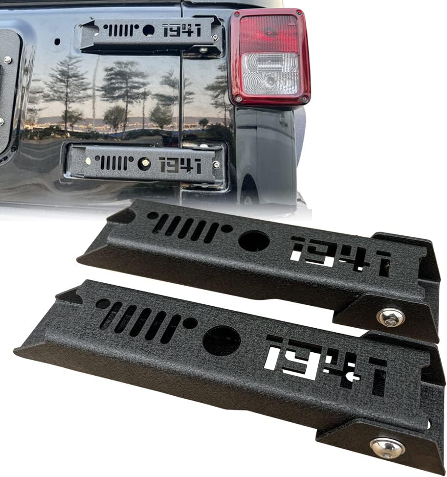Set bisagras acero puerta trasera Jeep Wrangler JK/JKU 2017