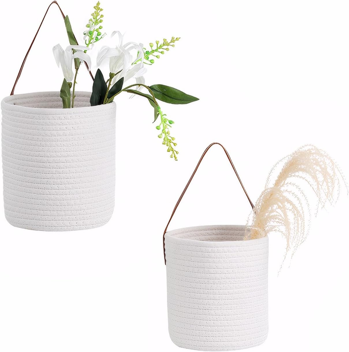 2 Cestas colgantes cuerda para gafas sol almacenamiento