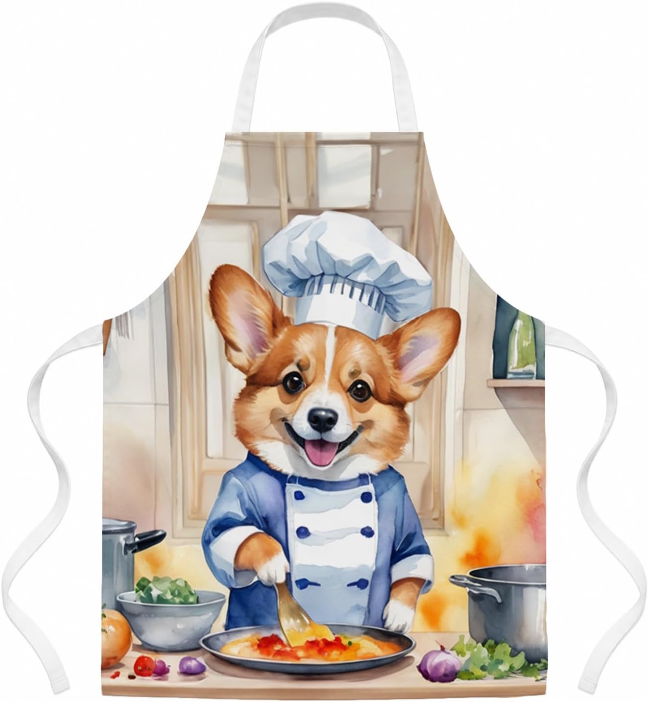 Delantal cocina unisex grande multicolor