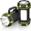 2 Linternas LED Recargables 4800mAh 8 Modos Campamento