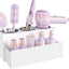 Soporte acrílico para herramientas cabello baño 3 tazas