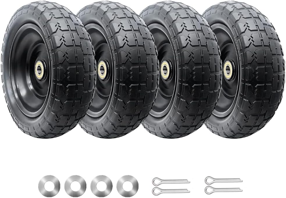 Neumáticos sólidos 10pulg 4.10/3.50-4 para carro camión cortacésped