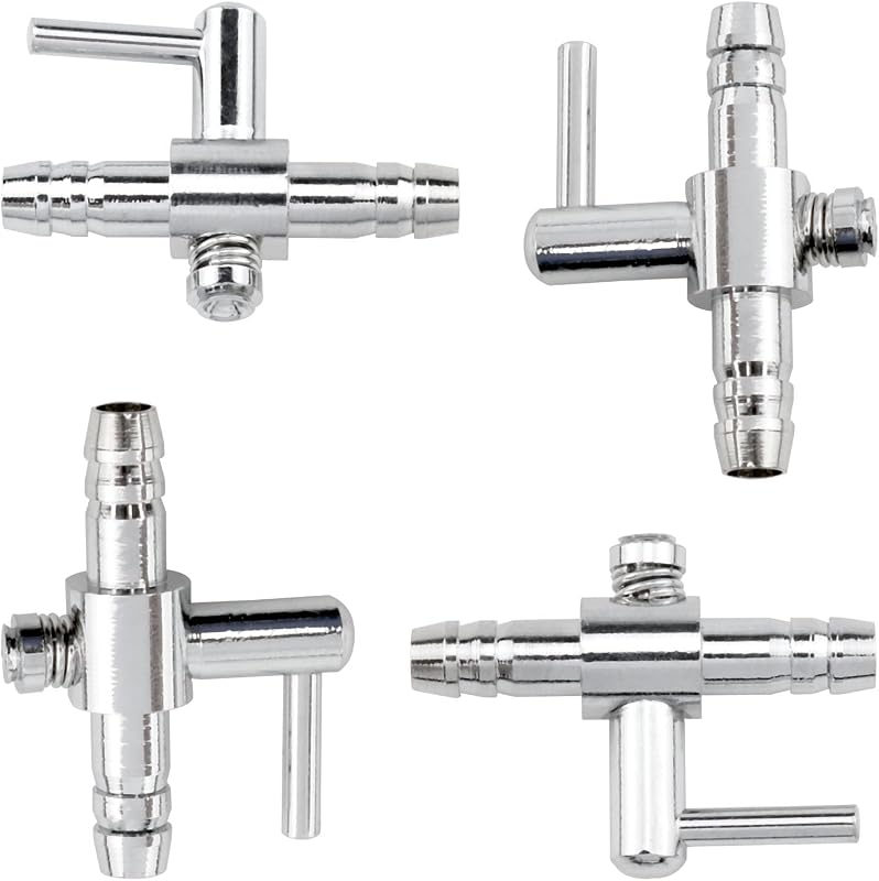 Tubos flujo aire válvula palanca acero inox tanque acuario