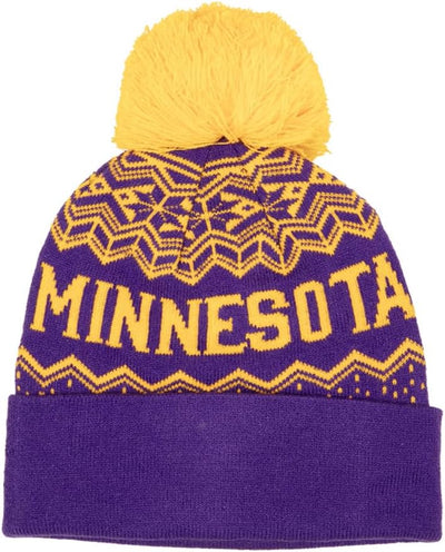 Gorro punto acanalado con pompón unisex