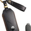 Funda llavero cuero Mini Cooper 2023-25 negro con correa