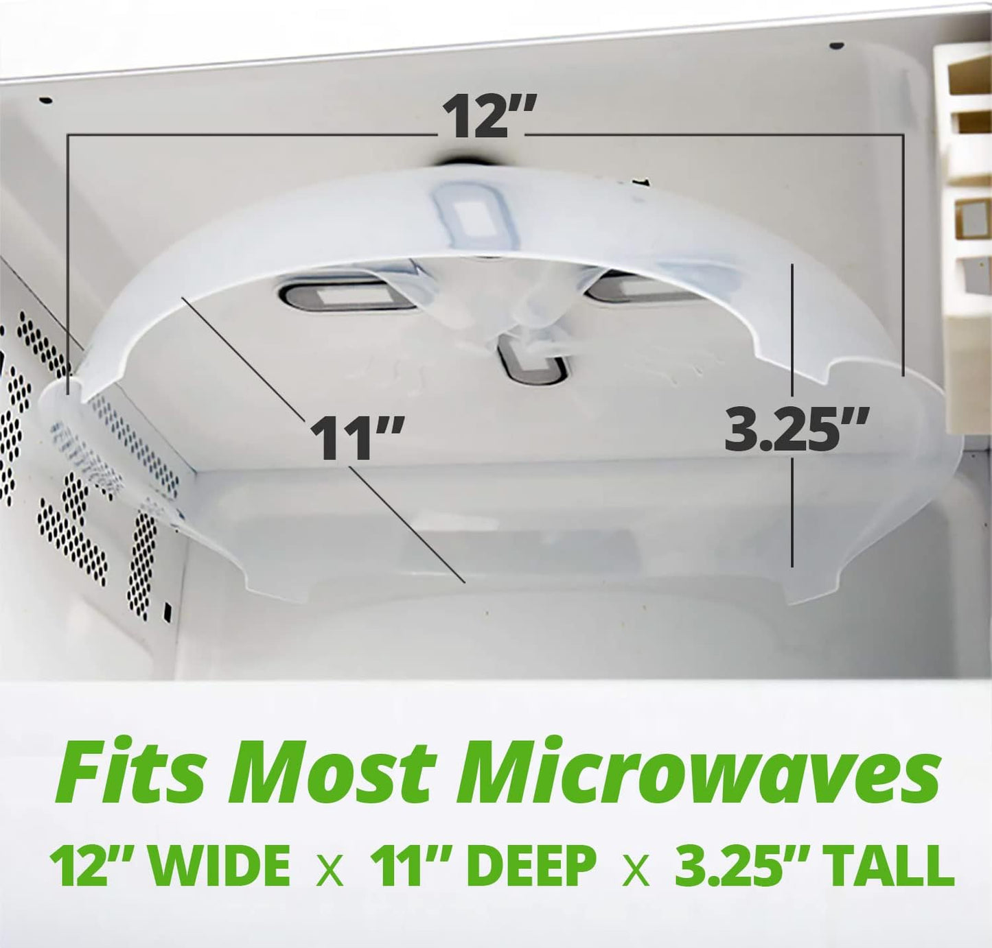 Tapa magnética antisalpicaduras 12pulg transparente ventilada