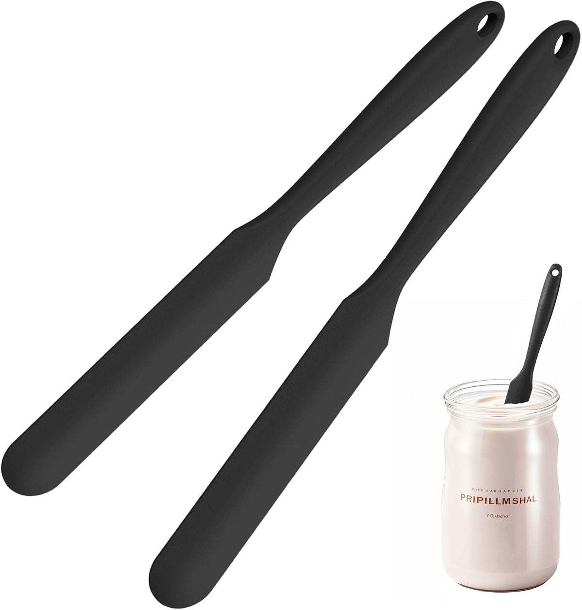 2 Espátulas Silicona 9pulg para Mantequilla de Maní y Glaseado