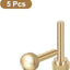 Tornillos mariposa M6x30mm latón perilla 5 pzas