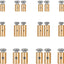 Topes cable ajuste universal pack 24 unidades