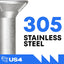 Tornillos acero inox T25 Star Drive para madera marcos