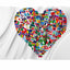Conjunto banderas mundo paz amor 3x5pies decoración hogar