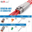 Kit 8 Conectores Automotrices 16 Contactos 14-20AWG Grises