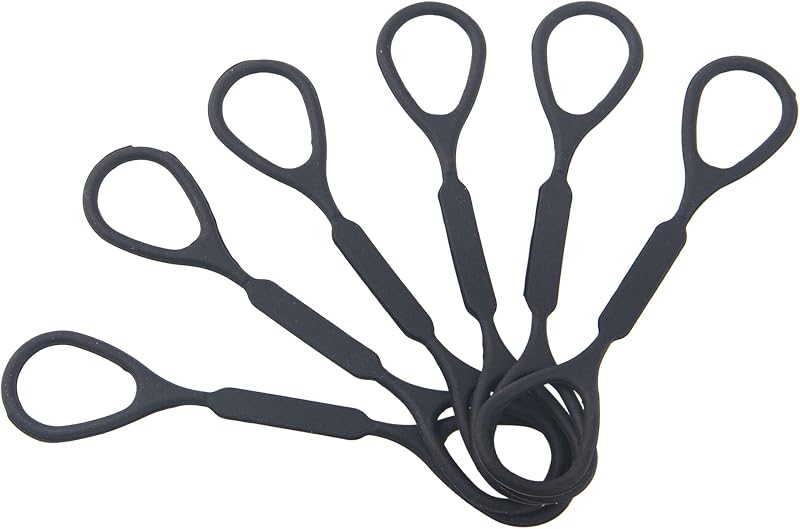 6 Pzas Tapón silicona para trompeta Yamaha negro