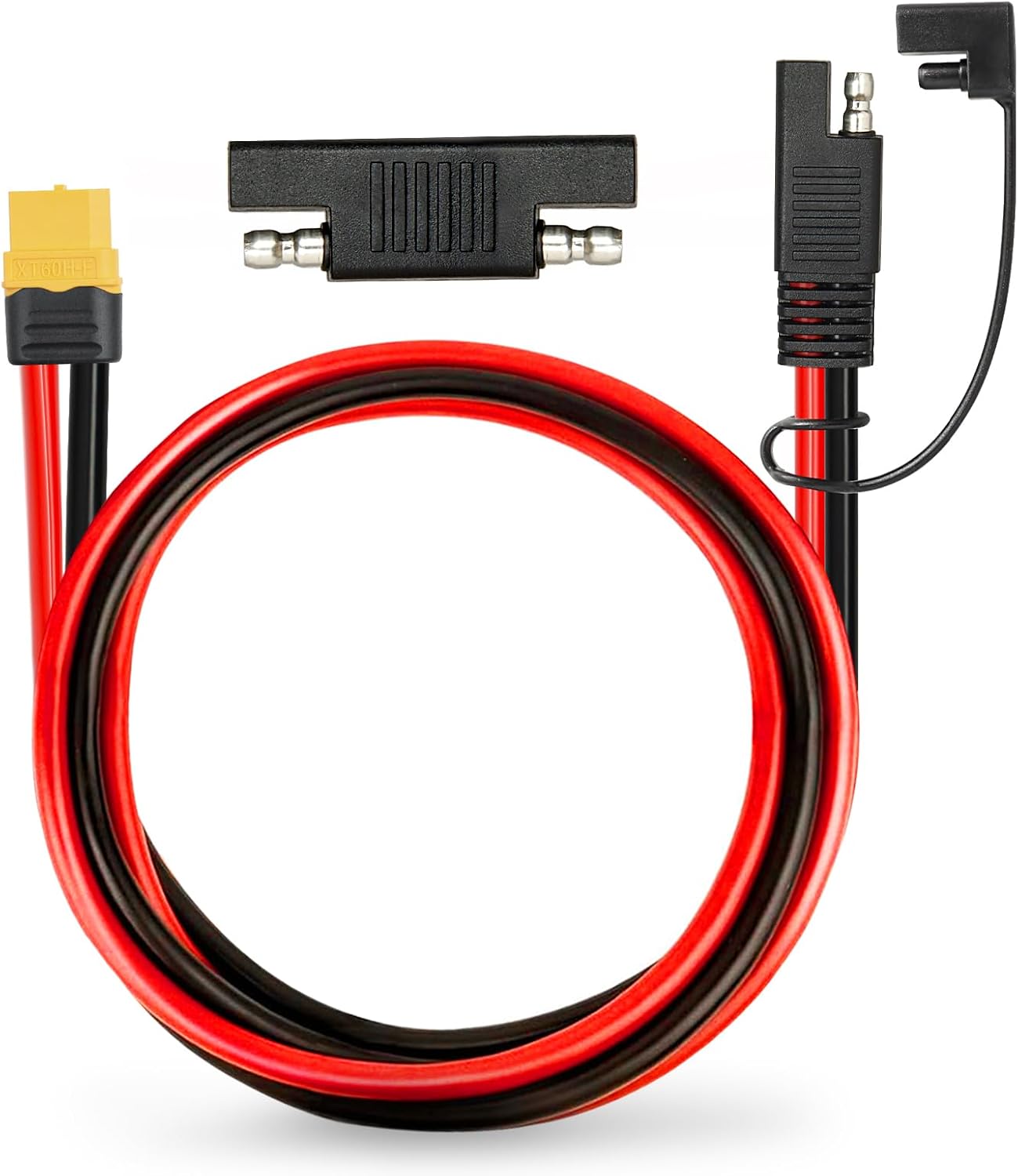 Cable XT60 hembra a SAE 6ft con adaptador inverso