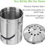 Cubo compostaje acero inox 1.6gal con 4 filtros carbón