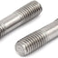 Varilla acero inox M8x40mm doble extremo 20pcs tono plata