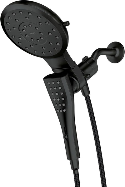 Cabezal ducha redondo Infiniti 60pulg negro mate