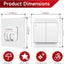 Ganchos adhesivos grandes pack 10 resistente 33lb