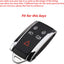 Funda cuero inteligente 5 botones para Jaguar rojo