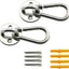 Juego 2 gancho acero inox 304 para techo pared yoga hamaca