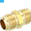 Conector latón macho 1/2 x 1/2 adaptador gas tubería