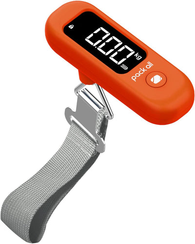 Báscula digital equipaje 110lb 0.1lb LCD retroiluminada