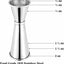 Medidor doble acero inox 1/2oz (1 pack)