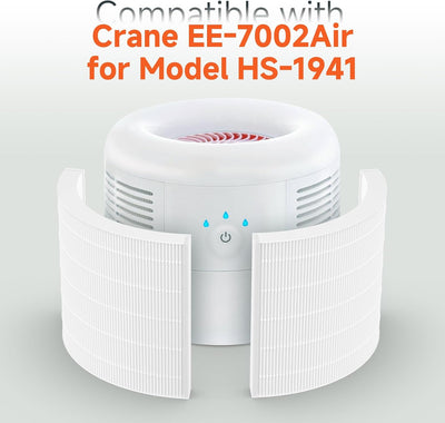2 Filtros Repuesto EE-7002AIR Comp Purificador Crane