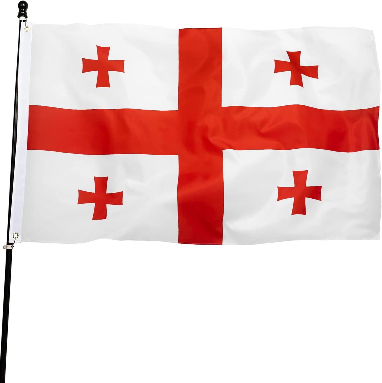 Bandera Georgia 3x5ft de poliéster resistente
