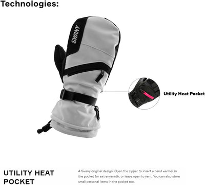 Guantes deportivos invierno mujer ajustables térmicos