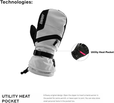 Guantes deportivos invierno mujer ajustables térmicos