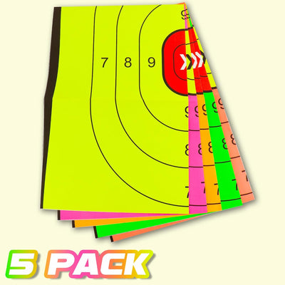 Diana Papel 23x35pulg Silueta 5 Colores Fluorescentes