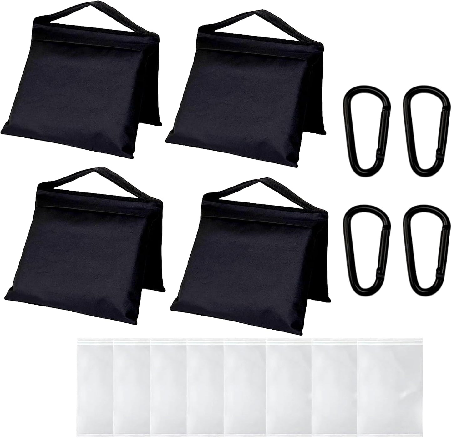 4 Sacos Arena 8 Bolsas Polietileno 4 Hebilla Soporte Fotografía
