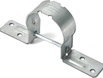 Soportes valla 2-3/8pulg acero a madera metal postes