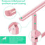 Barandilla escalera metal rosa ajustable 1-3 escalones