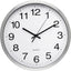 Reloj pared 12pulg acero inox redondo silencioso sin tictac