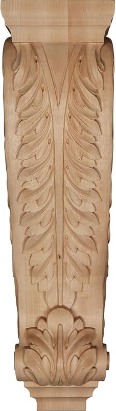 Ménsula madera acanto 9x10x34pulg aliso