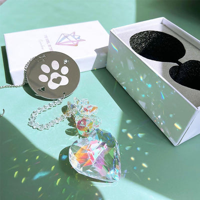 Atrapasoles de cristal para perros y gatos regalo duelo
