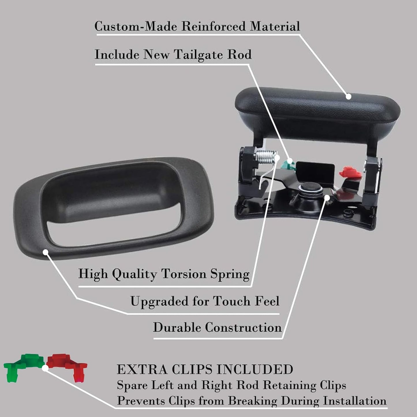 Pestillo manija portón trasero Chevy Silverado GMC Sierra 2007