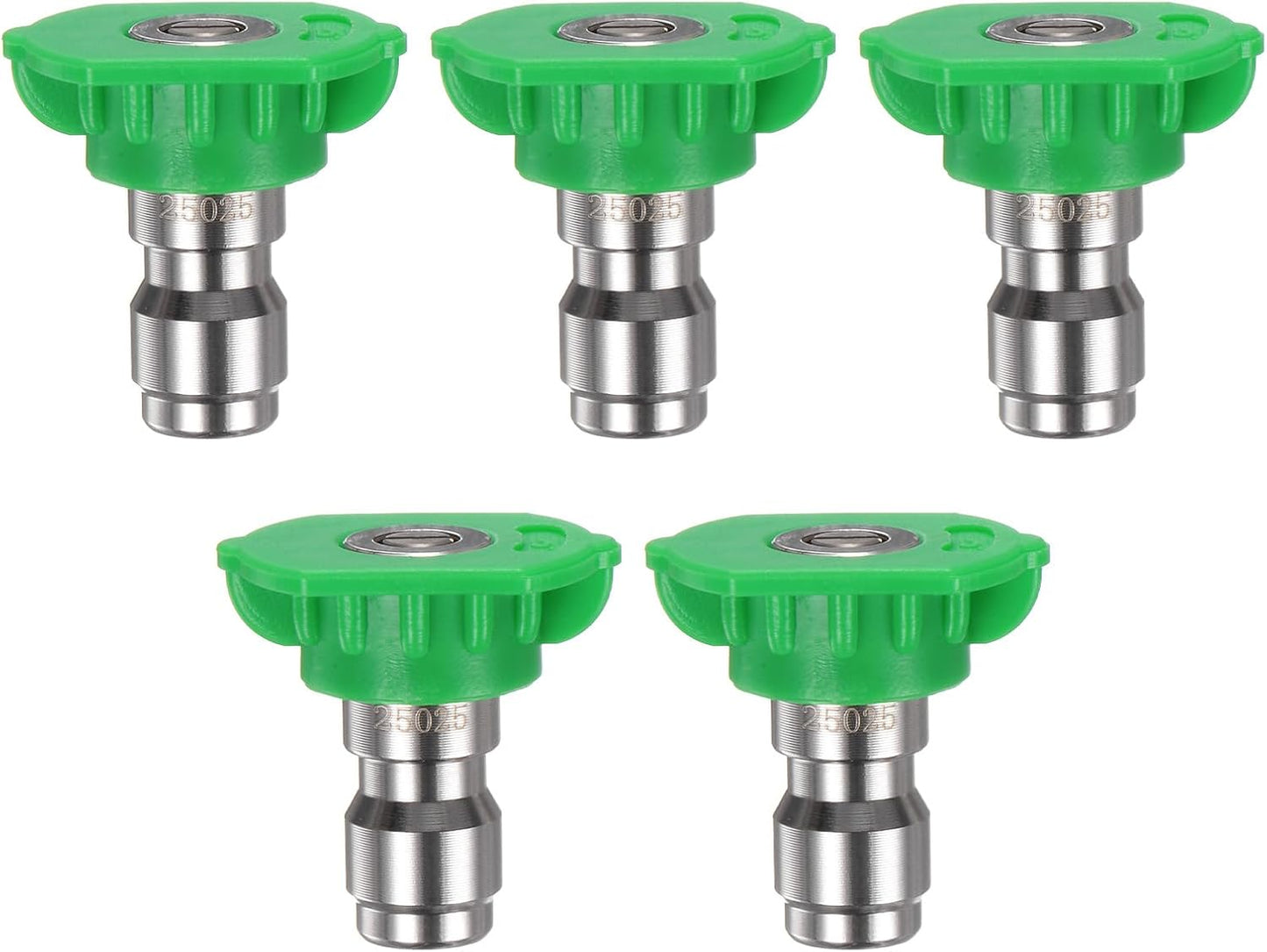 5 Boquillas Hidrolimpiadora Acero Inox 25grados