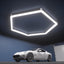Luces hexagonales LED para garaje 7200 lm súper brillantes