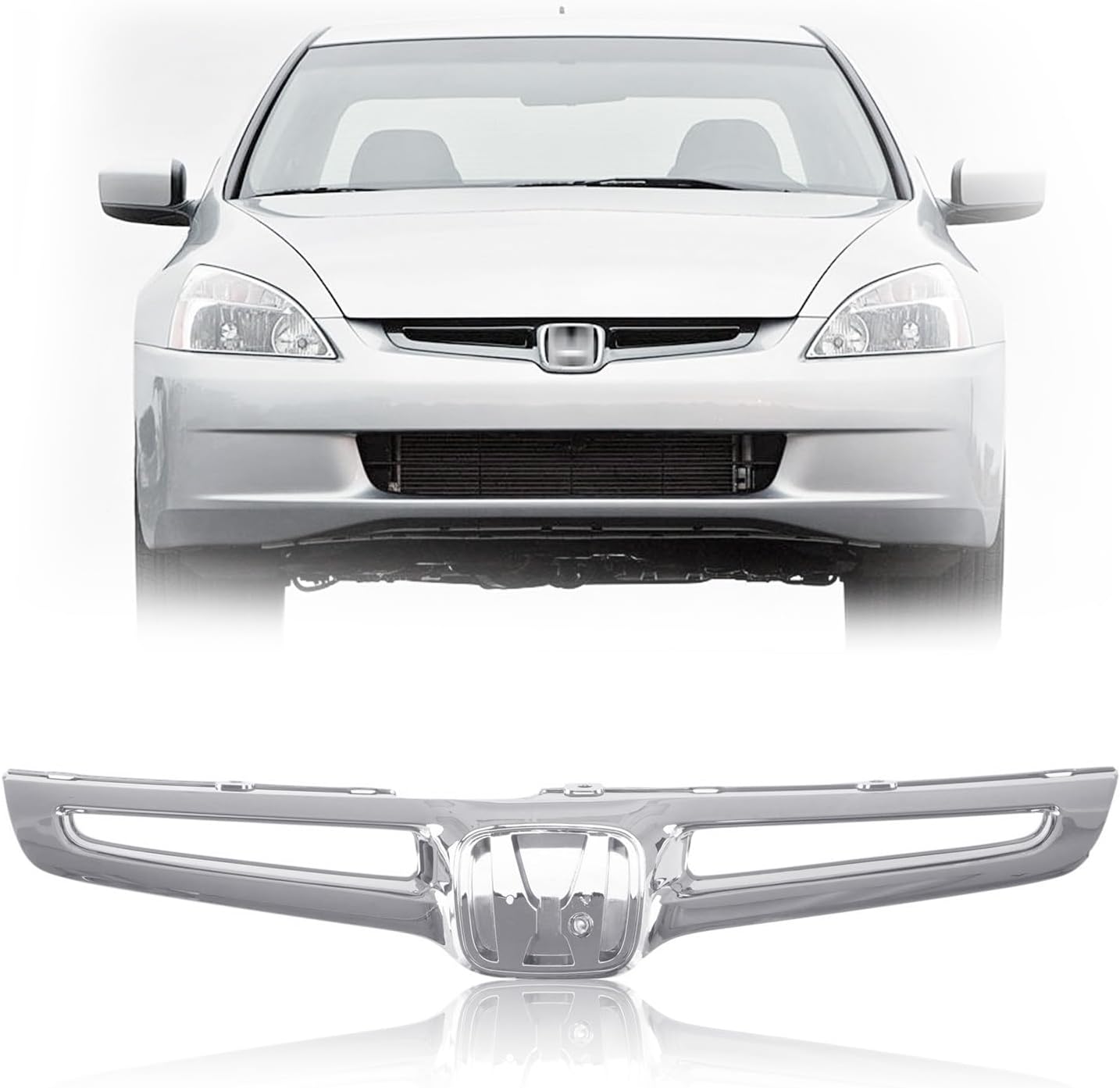Rejilla delantera Honda Accord 03-05 cromada