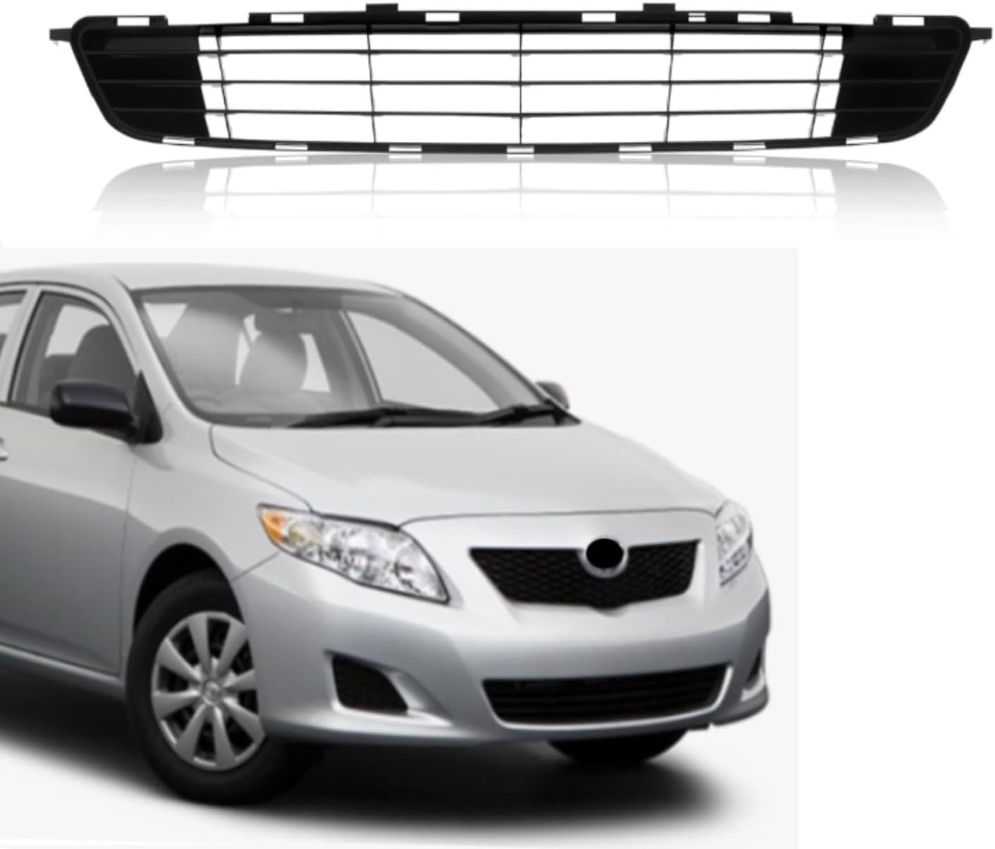 Rejilla defensa delantera Toyota Corolla 09-10