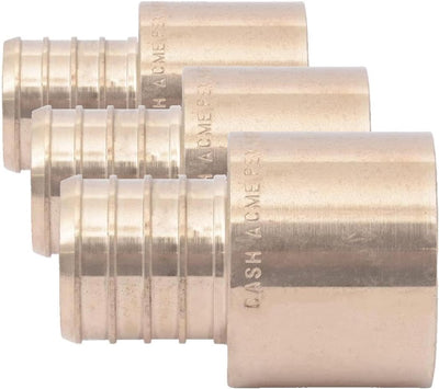 Adaptador sudor hembra latón 1pulg PEX UC605LFA set 3