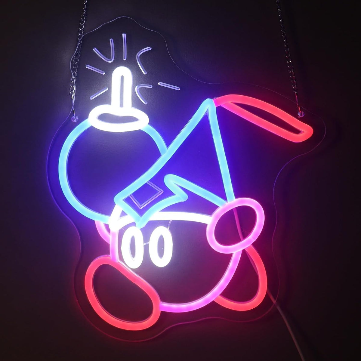 Letrero neón LED anime para dormitorio juegos USB regulable