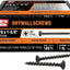 Tornillo yeso rosca gruesa #6 1-5/8pulg cabeza avellanada 200uds