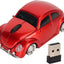 Ratón inalámbrico coche deportivo LED 1600DPI USB rojo