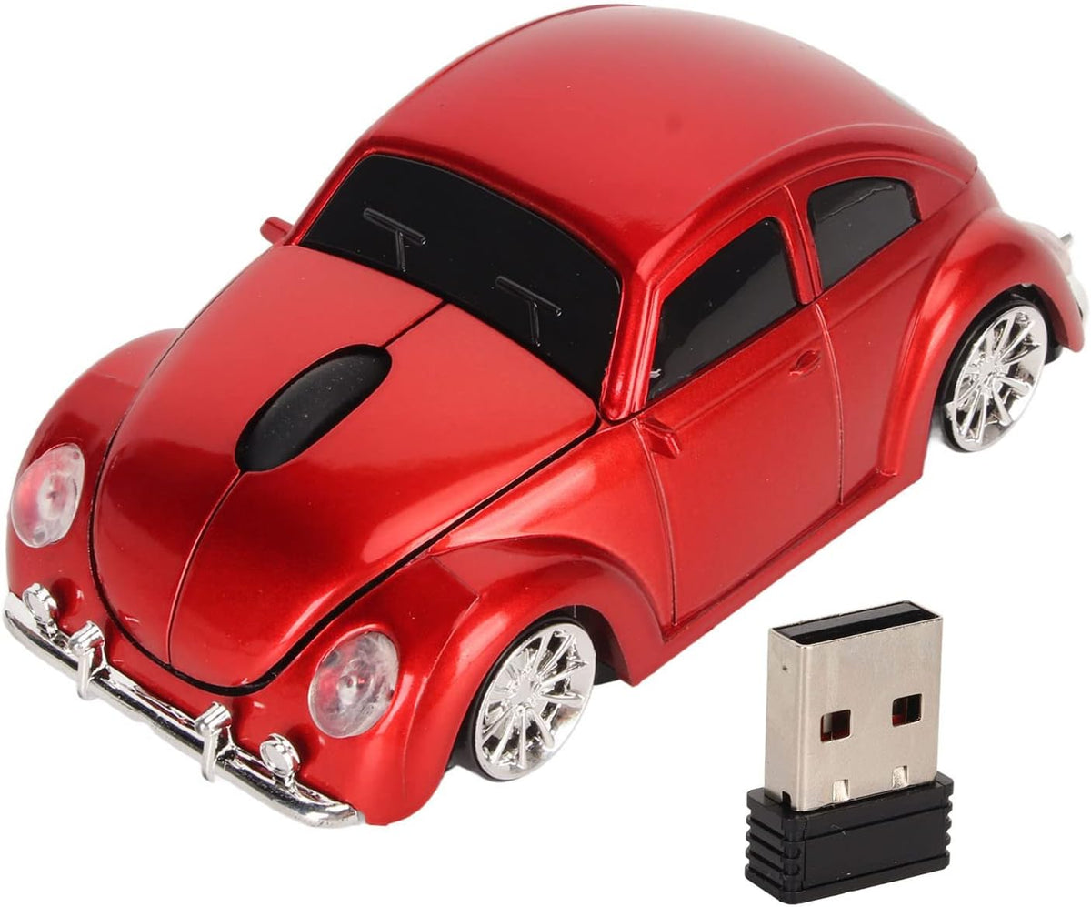 Ratón inalámbrico coche deportivo LED 1600DPI USB rojo