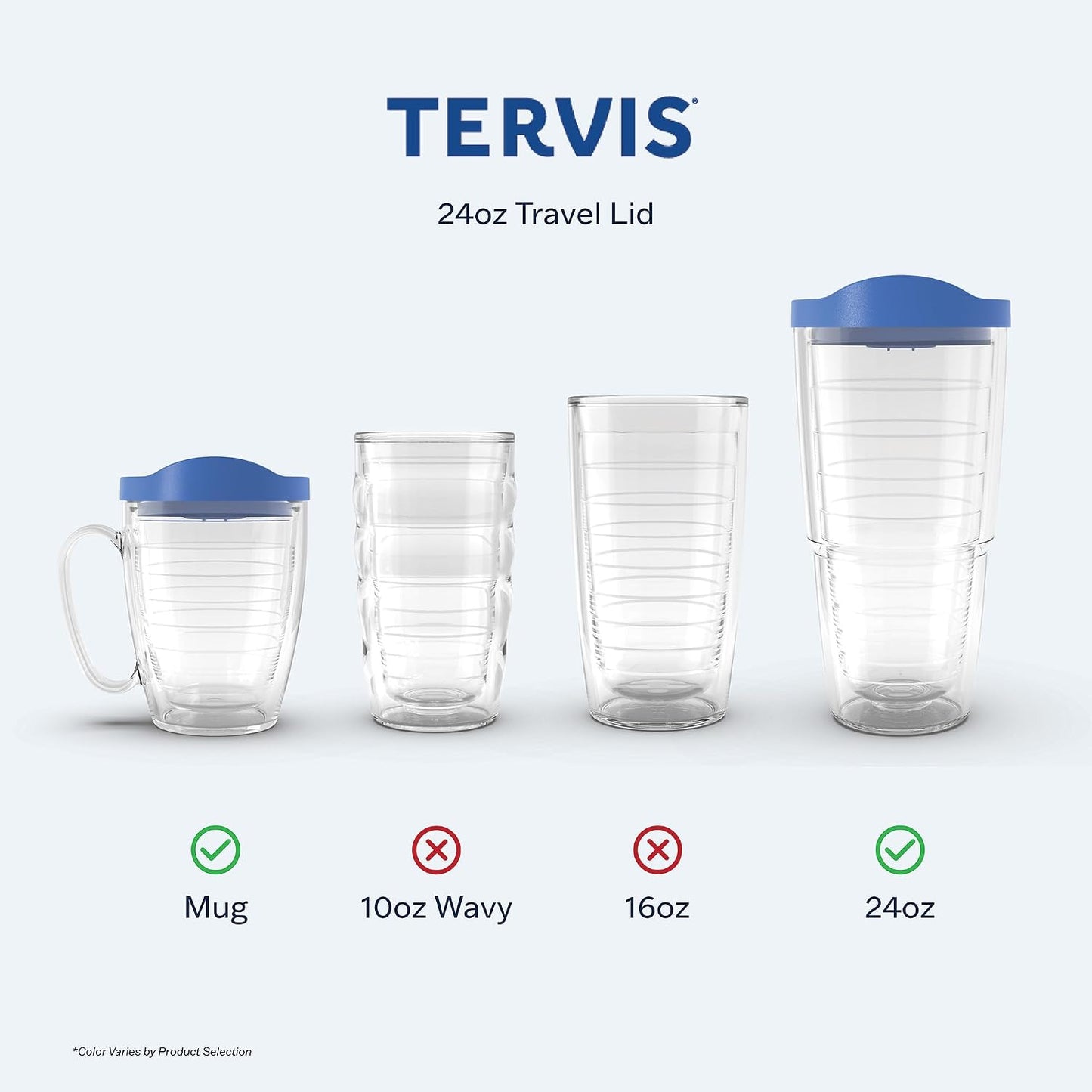 Taza viaje doble pared aislada 24oz 16oz 2uds color