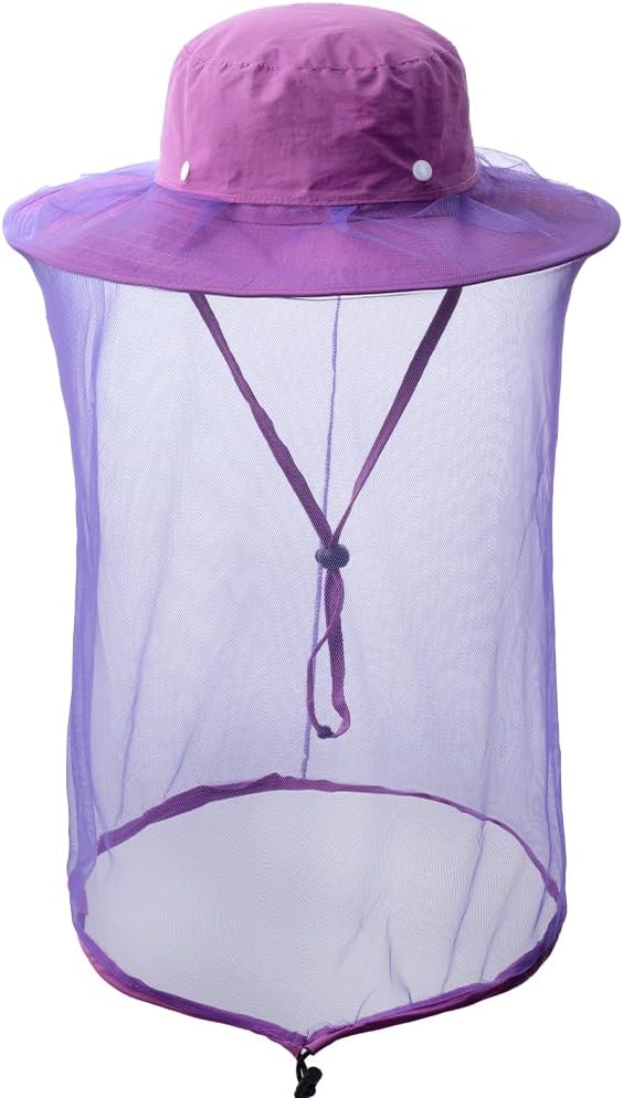 Sombrero pesca protección solar malla oculta plegable